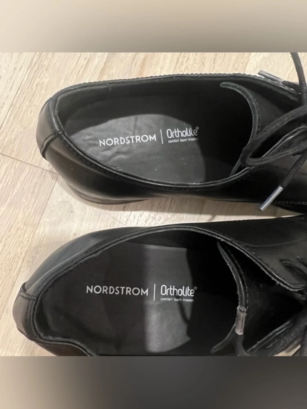 Nordstrom Emmett Plain Toe Derby Formal Leather Men's Dress Shoes Black Size 9